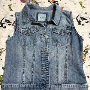 Mudd Light Blue Denim Vest